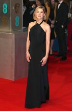 ROSAMUND PIKE at 2015 EE British Academy Film Awards in London