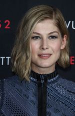 ROSAMUND PIKE at Louis Vuitton Series 2 Exhibition in Hollywood
