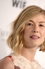 ROSAMUND PIKE at Women in Film Pre-oscar Cocktail Party in Los Angeles