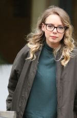 SACHA PARKINSON Leaves ITV Studio in London