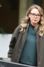 SACHA PARKINSON Leaves ITV Studio in London