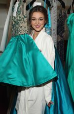 SADIE ROBERTSON at Sherri Hill Fashion Show in New York