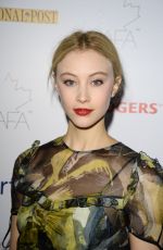 SARAH GADON at Canadian Arts and Fashion Awards at Fairmont Royal York Hotel