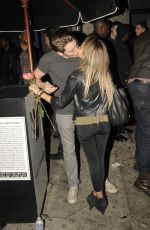 SARAH HYLAND nad Matt Prokop Leaves Warwick Nightclub in Hollywood