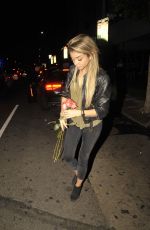 SARAH HYLAND nad Matt Prokop Leaves Warwick Nightclub in Hollywood