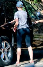 SCARLETT JOHANSSON in Leggings Hikinig in Los Angeles 1302