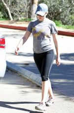 SCARLETT JOHANSSON in Leggings Hikinig in Los Angeles 1302