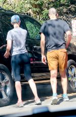 SCARLETT JOHANSSON in Leggings Hikinig in Los Angeles 1302