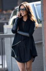 SHAY MITCHELL in Short Skirt Out and About in Los Angeles