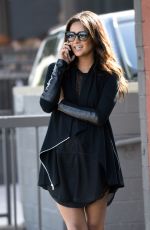 SHAY MITCHELL in Short Skirt Out and About in Los Angeles