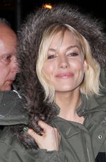 SIENNA MILLER Arrives at David Letterman Show in New York 0502
