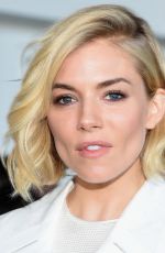 SIENNA MILLER at Calvin Klein Fashion Show in New York