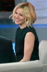 SIENNA MILLER at Good Morning America in New York