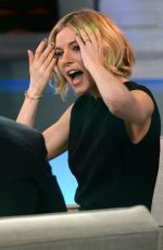 SIENNA MILLER at Good Morning America in New York