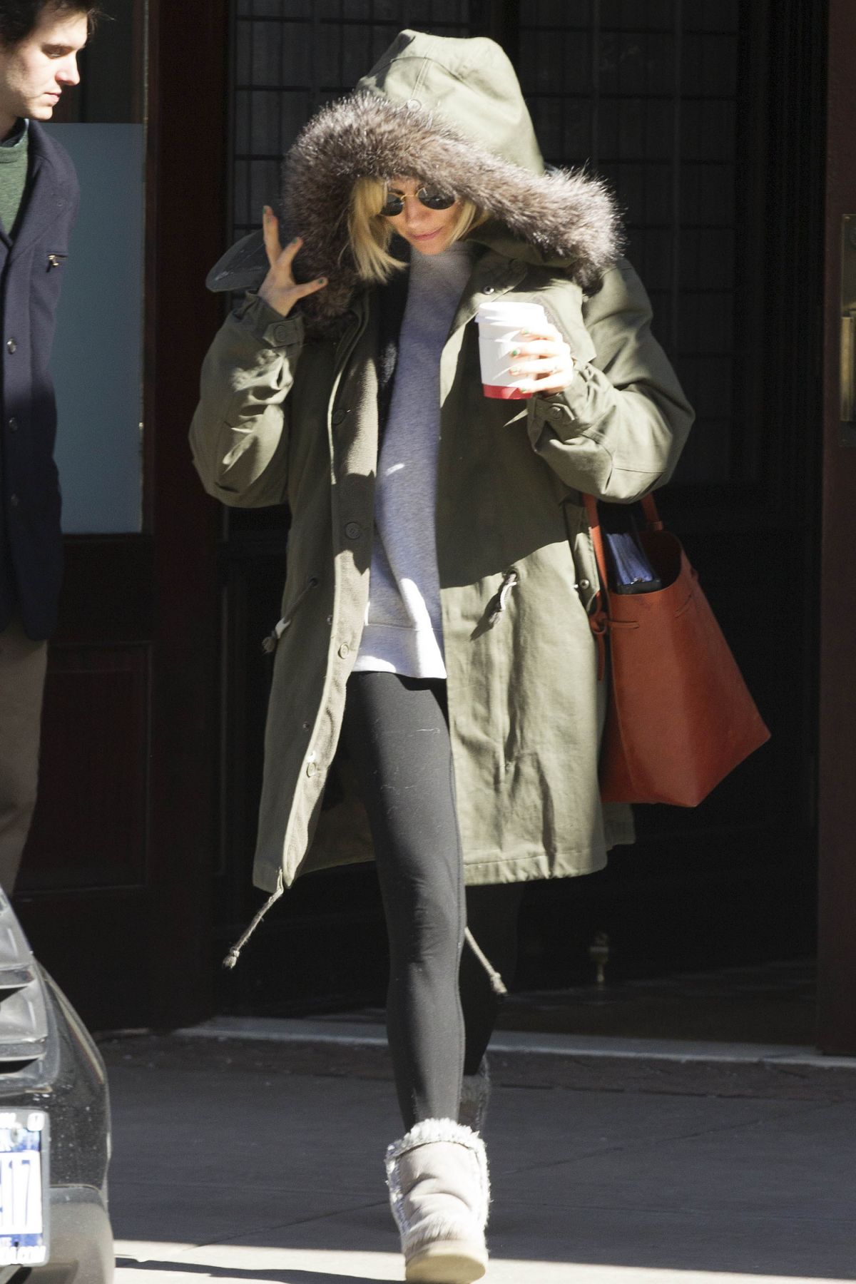 SIENNA MILLER Out and About in New York – HawtCelebs