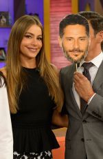 SOFIA VRGARA on the Set of Despierta America in Miami