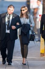 STANA KATIC Arrives at Jimmy Kimmel Live in Hollywood