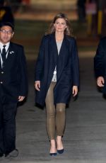 STANA KATIC Arrives at Jimmy Kimmel Live in Hollywood