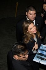 STANA KATIC Arrives at Jimmy Kimmel Live in Hollywood