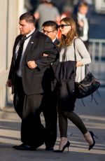 STANA KATIC Arrives at Jimmy Kimmel Live in Hollywood