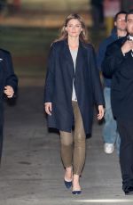 STANA KATIC Arrives at Jimmy Kimmel Live in Hollywood