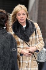 TAMZIN OUTHWAITE Leaves ITV Studios in London 1602