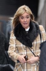 TAMZIN OUTHWAITE Leaves ITV Studios in London 1602