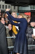 TAYLOR SWIFT Arrives at BBC Radio 1 Studios in London 2402