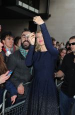 TAYLOR SWIFT Arrives at BBC Radio 1 Studios in London 2402