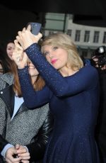 TAYLOR SWIFT Arrives at BBC Radio 1 Studios in London 2402