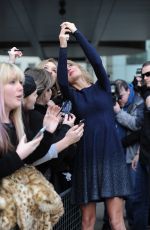 TAYLOR SWIFT Arrives at BBC Radio 1 Studios in London 2402