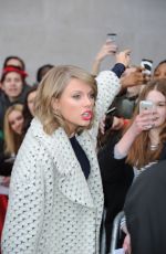 TAYLOR SWIFT Arrives at BBC Radio 1 Studios in London 2402
