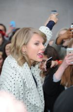 TAYLOR SWIFT Arrives at BBC Radio 1 Studios in London 2402