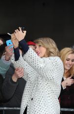 TAYLOR SWIFT Arrives at BBC Radio 1 Studios in London 2402