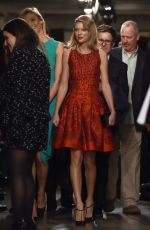 TAYLOR SWIFT at Oscar De La Renta Fashion Show in New York
