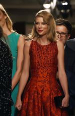 TAYLOR SWIFT at Oscar De La Renta Fashion Show in New York