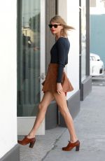 TAYLOR SWIFT in Short Skirt Out and About in West Hollywood 0302