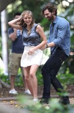 TERESA PALMER on the Set of 2:22 in Sydney