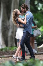 TERESA PALMER on the Set of 2:22 in Sydney