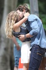 TERESA PALMER on the Set of 2:22 in Sydney