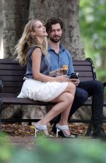 TERESA PALMER on the Set of 2:22 in Sydney