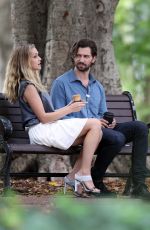 TERESA PALMER on the Set of 2:22 in Sydney