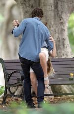 TERESA PALMER on the Set of 2:22 in Sydney