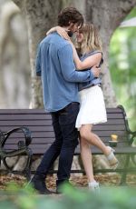 TERESA PALMER on the Set of 2:22 in Sydney