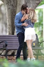 TERESA PALMER on the Set of 2:22 in Sydney