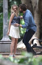 TERESA PALMER on the Set of 2:22 in Sydney