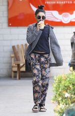 VANESSA HUDGENS Leaves Intelligentsia Coffee in Los Angeles