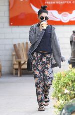VANESSA HUDGENS Leaves Intelligentsia Coffee in Los Angeles