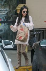 VANESSA HUDGENS Leaves Trader Joe