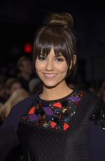 VICTORIA JUSTICE at 2015 DKNY Fashion Show in New York